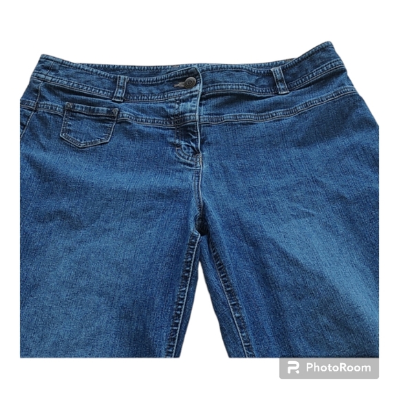 Ann Taylor Loft Classic Blue Women's Capris - Picture 2 of 4